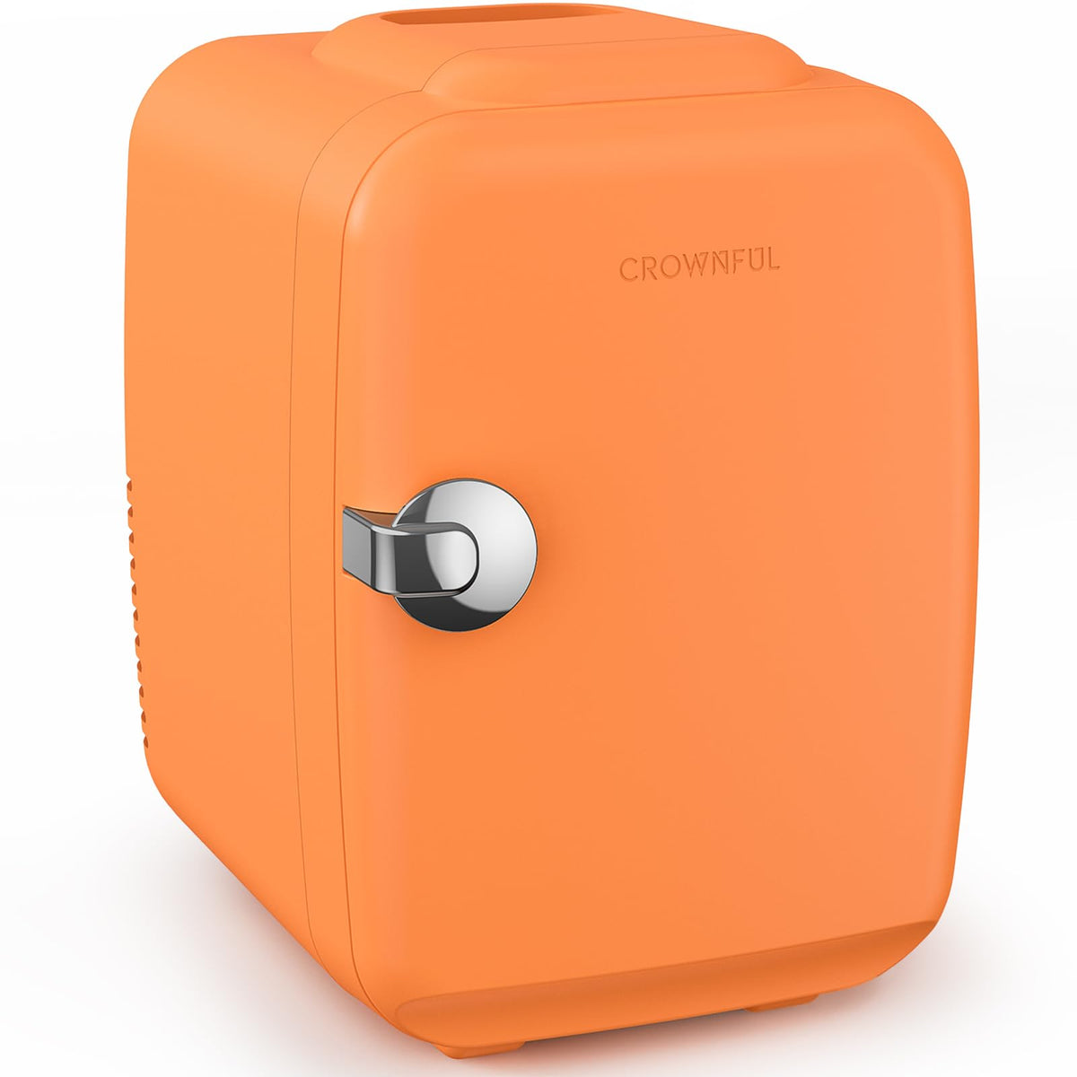 CROWNFUL Mini Fridge, 4 Liter/6 Can Portable Cooler and Warmer Personal Refrigerator for Skin Care, Cosmetics, Beverage, Food,Great for Bedroom, Office, Car, Dorm, ETL Listed (White)