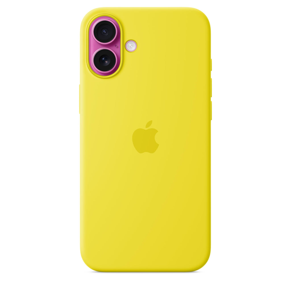 Apple iPhone 16 Silicone Case with MagSafe and Camera Control: Lightweight Phone Case, Wireless Charging Compatible, Smooth Matte Finish; Fuchsia