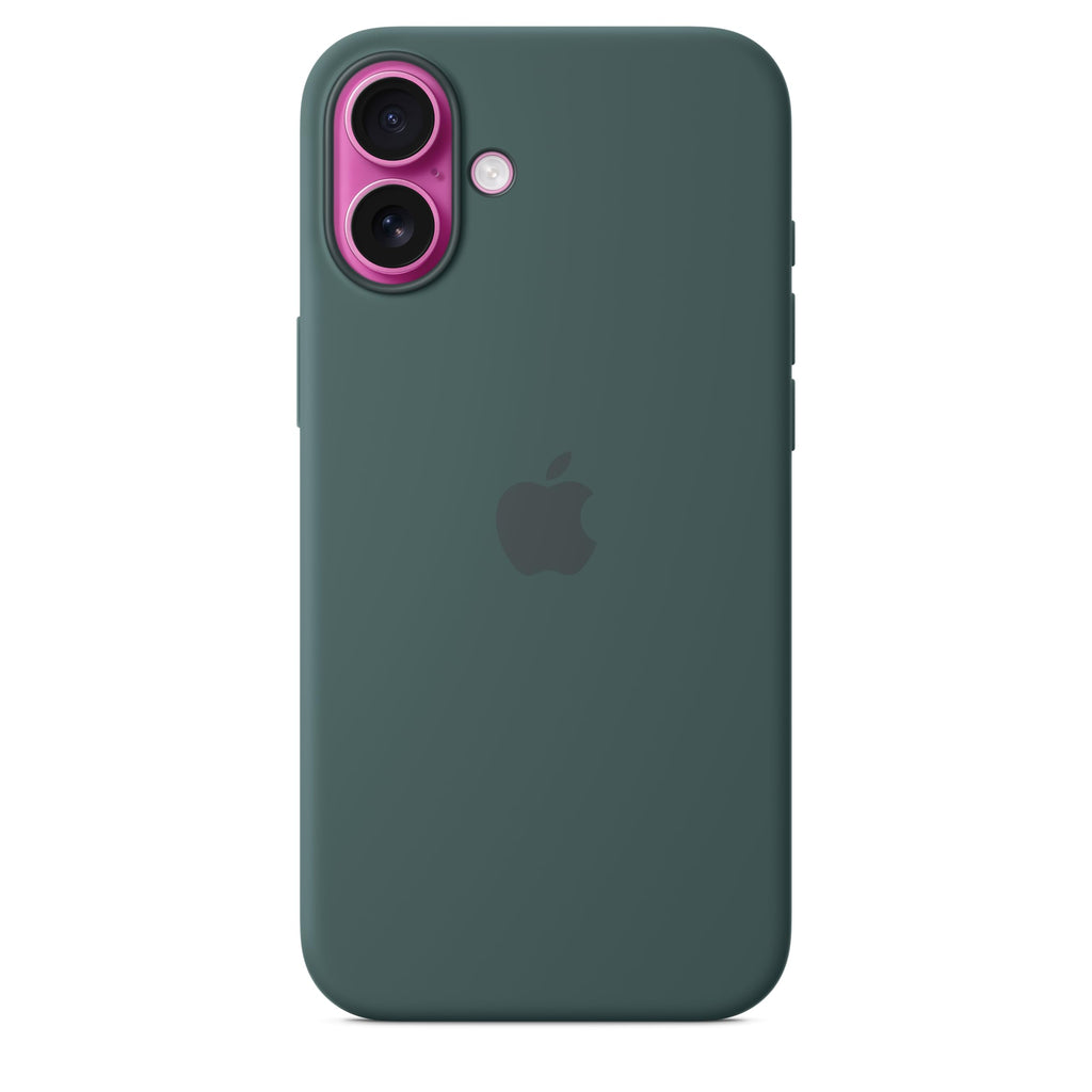 Apple iPhone 16 Silicone Case with MagSafe and Camera Control: Lightweight Phone Case, Wireless Charging Compatible, Smooth Matte Finish; Fuchsia