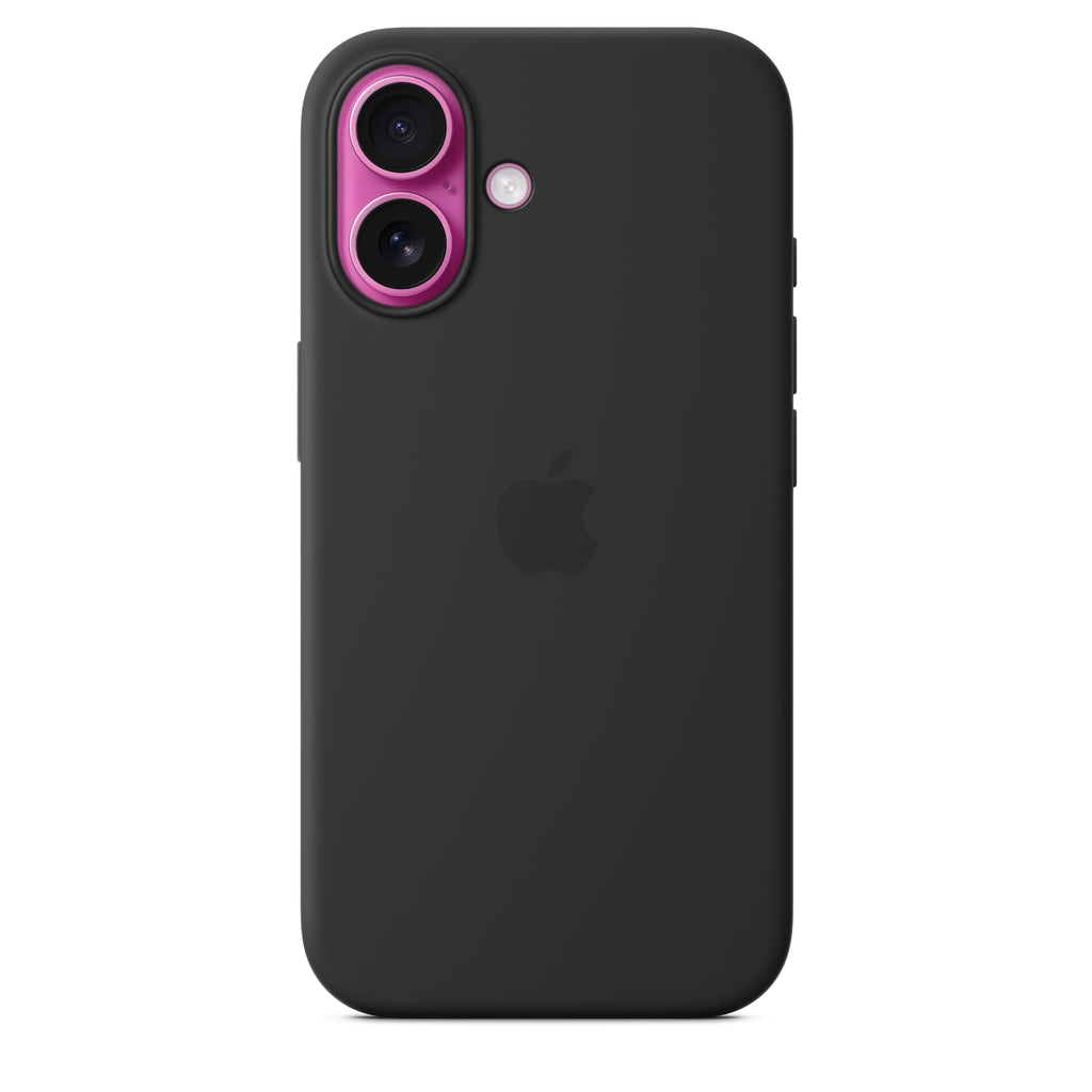 Apple iPhone 16 Silicone Case with MagSafe and Camera Control: Lightweight Phone Case, Wireless Charging Compatible, Smooth Matte Finish; Fuchsia