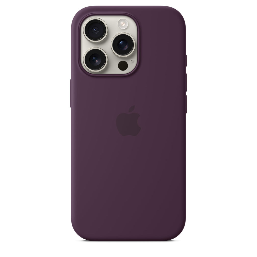 Apple iPhone 16 Silicone Case with MagSafe and Camera Control: Lightweight Phone Case, Wireless Charging Compatible, Smooth Matte Finish; Fuchsia