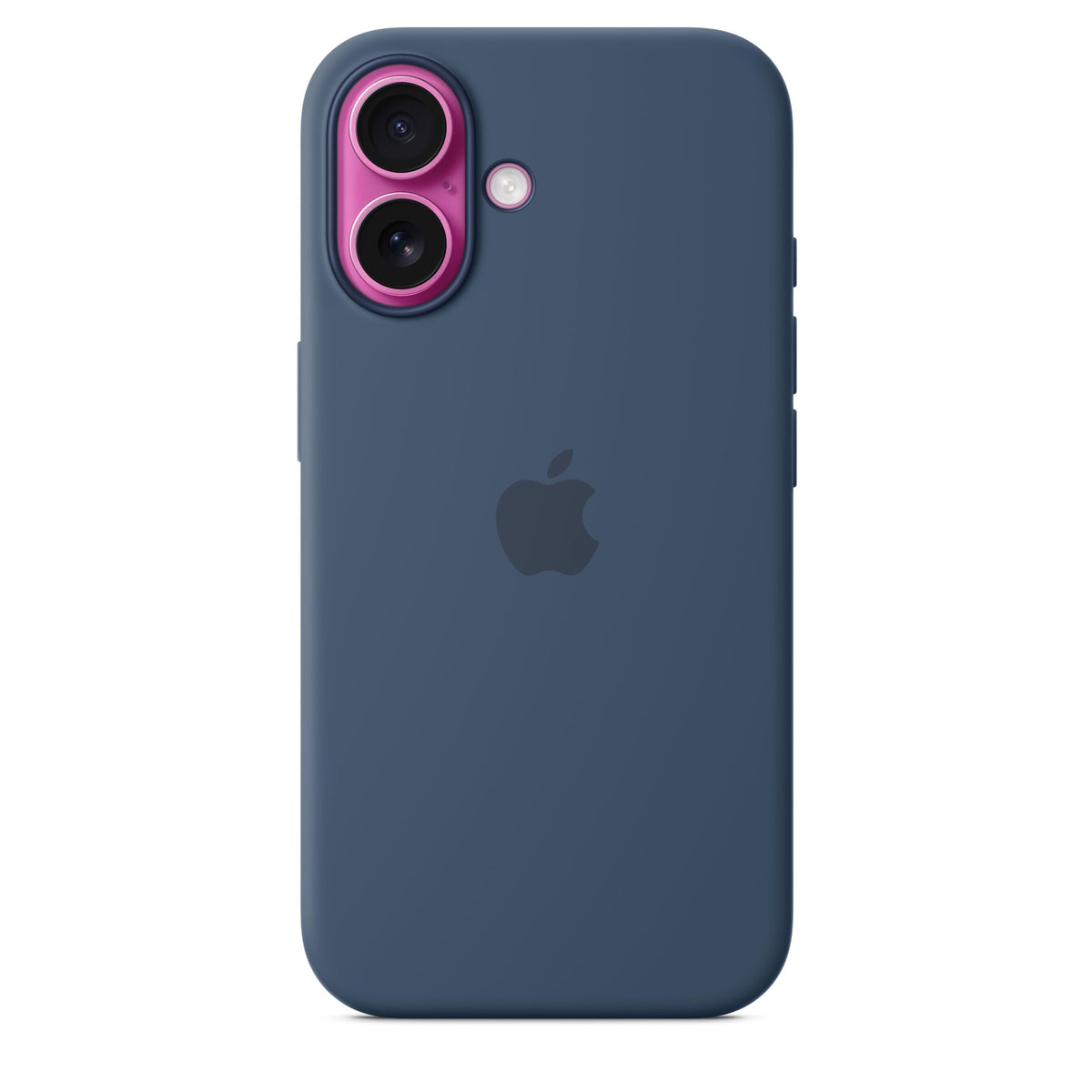 Apple iPhone 16 Silicone Case with MagSafe and Camera Control: Lightweight Phone Case, Wireless Charging Compatible, Smooth Matte Finish; Fuchsia