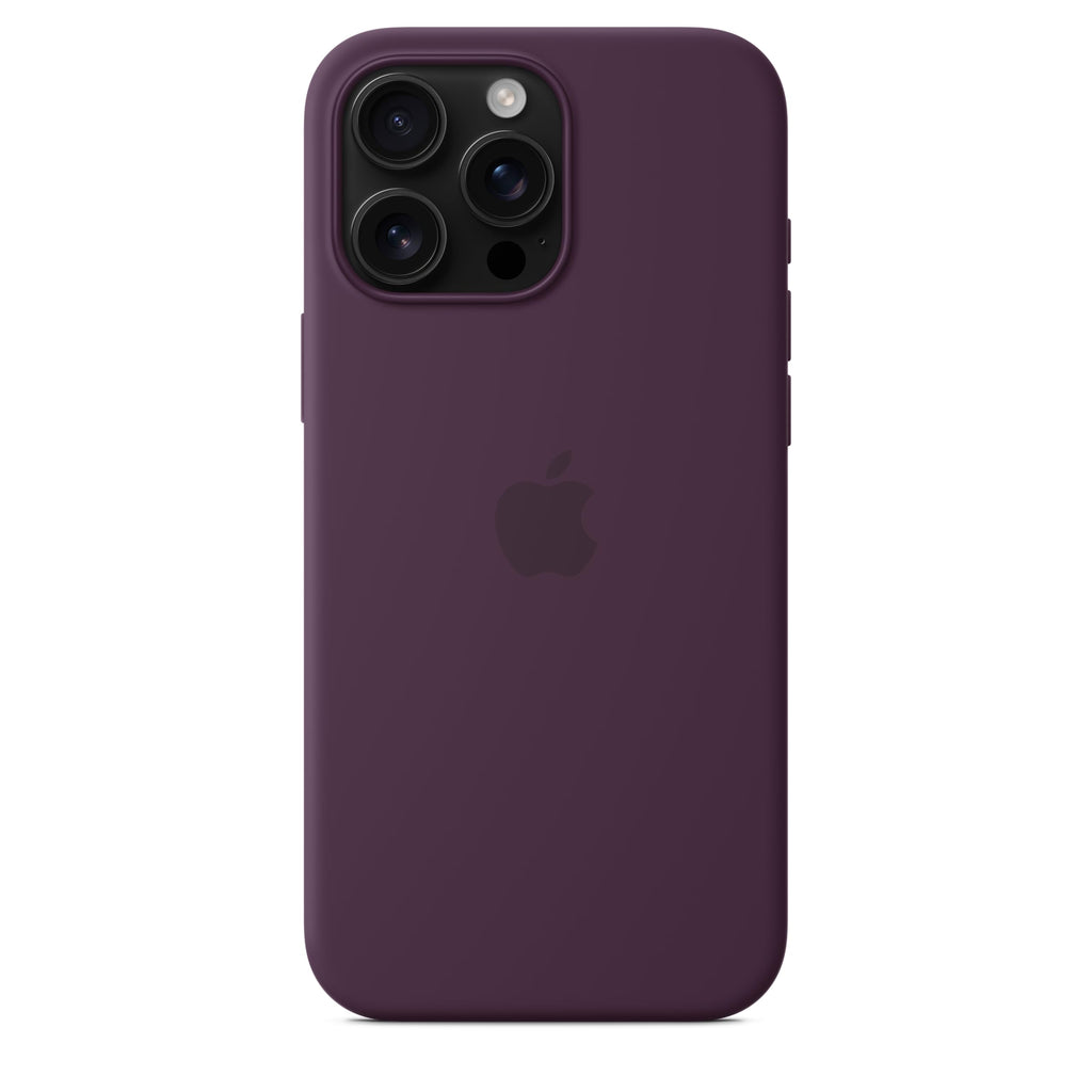 Apple iPhone 16 Silicone Case with MagSafe and Camera Control: Lightweight Phone Case, Wireless Charging Compatible, Smooth Matte Finish; Fuchsia