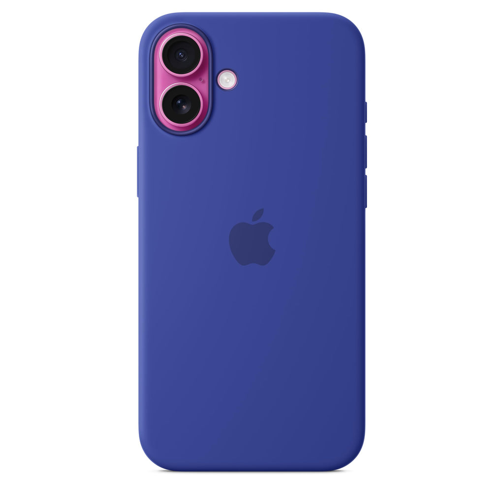 Apple iPhone 16 Silicone Case with MagSafe and Camera Control: Lightweight Phone Case, Wireless Charging Compatible, Smooth Matte Finish; Fuchsia