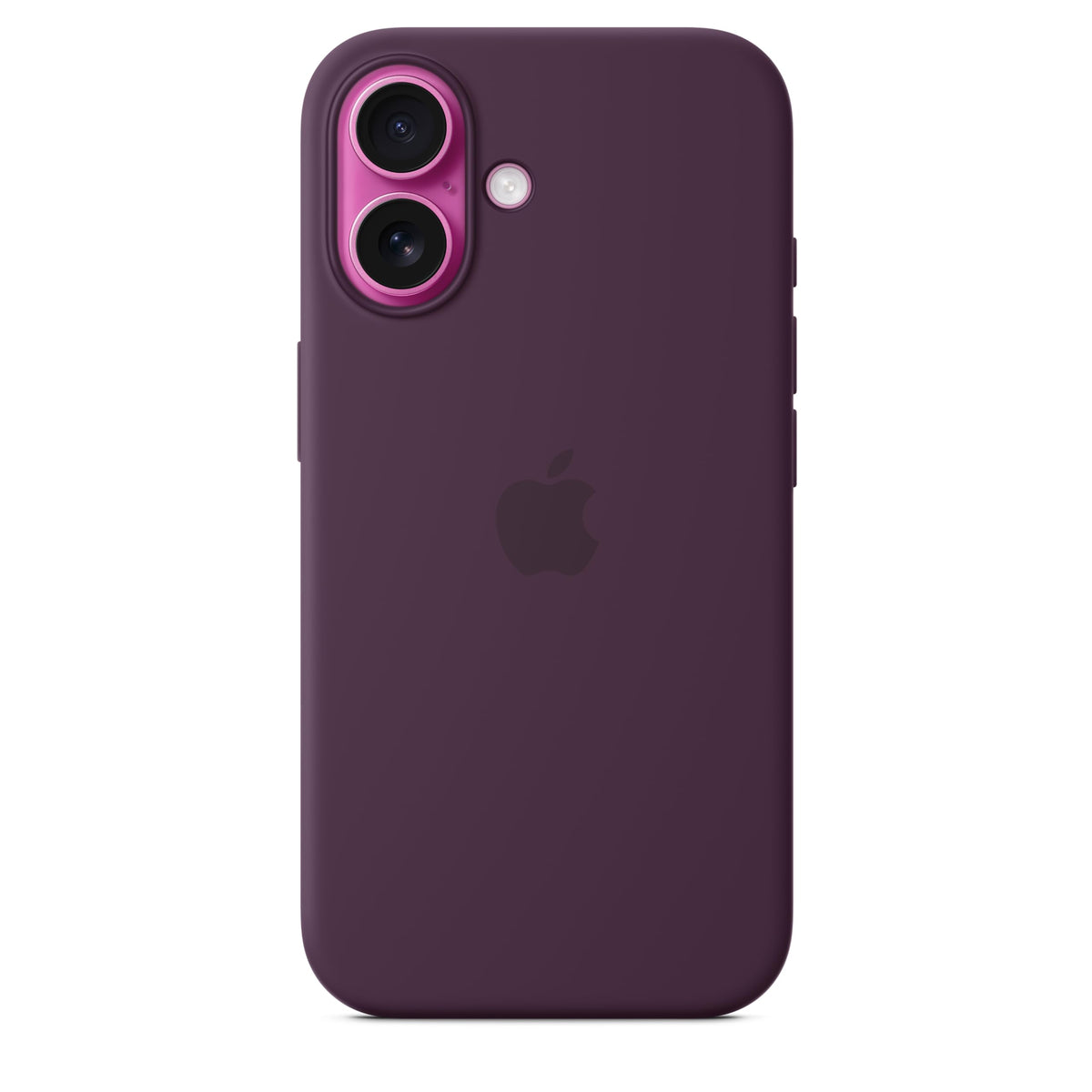 Apple iPhone 16 Silicone Case with MagSafe and Camera Control: Lightweight Phone Case, Wireless Charging Compatible, Smooth Matte Finish; Fuchsia