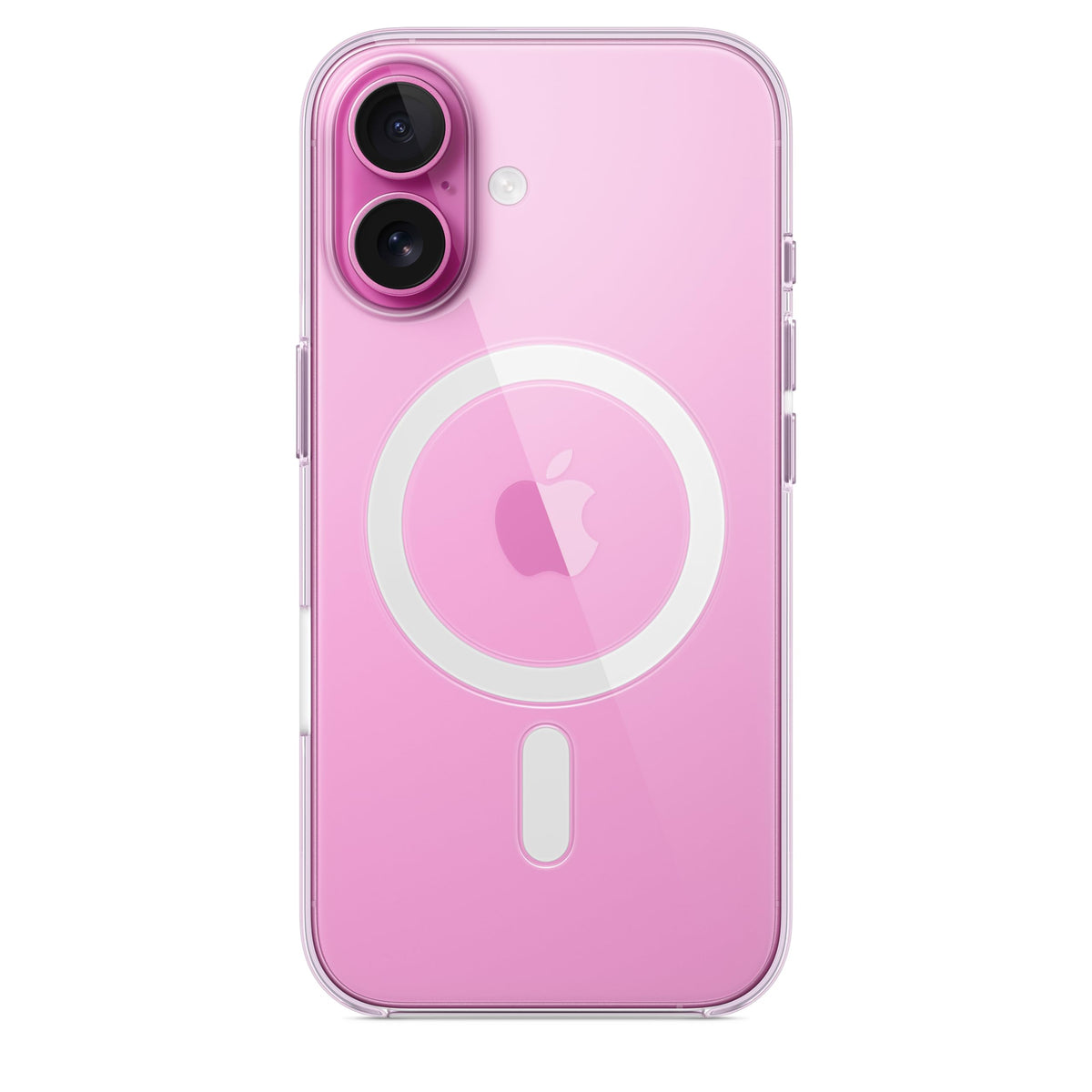 Apple iPhone 16 Silicone Case with MagSafe and Camera Control: Lightweight Phone Case, Wireless Charging Compatible, Smooth Matte Finish; Fuchsia