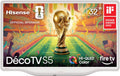 Hisense 32-Inch S5 DécoTV Series Hi-QLED FHD Smart Fire TV (32S5QF) - Versatile Fit, Hi-QLED Color, Art-Inspired Design, Fluid Central Stand, DTS Virtual: X, Stream Live TV Without Cable