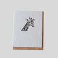 Giraffe Wildlife Greeting Card