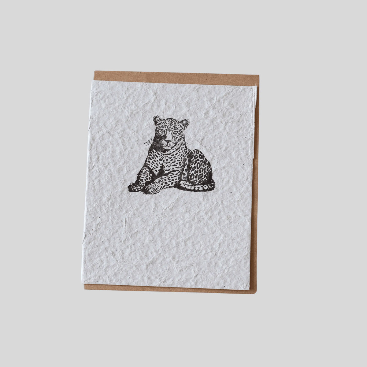 Leopard Wildlife Greeting Card
